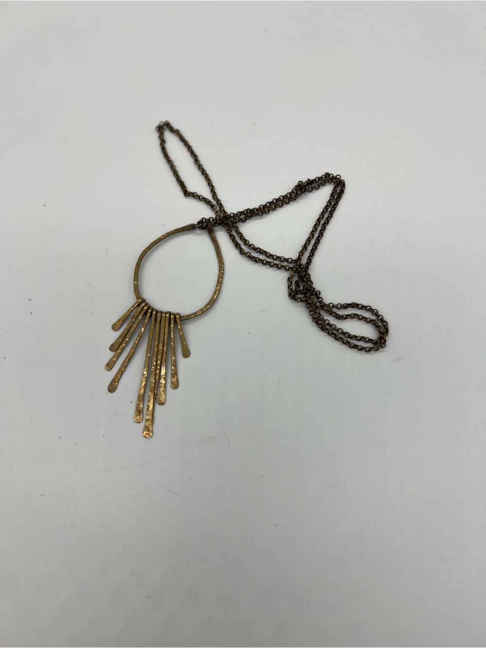 Gold-Tone Sunburst Pendant Necklace - Women Jewelry